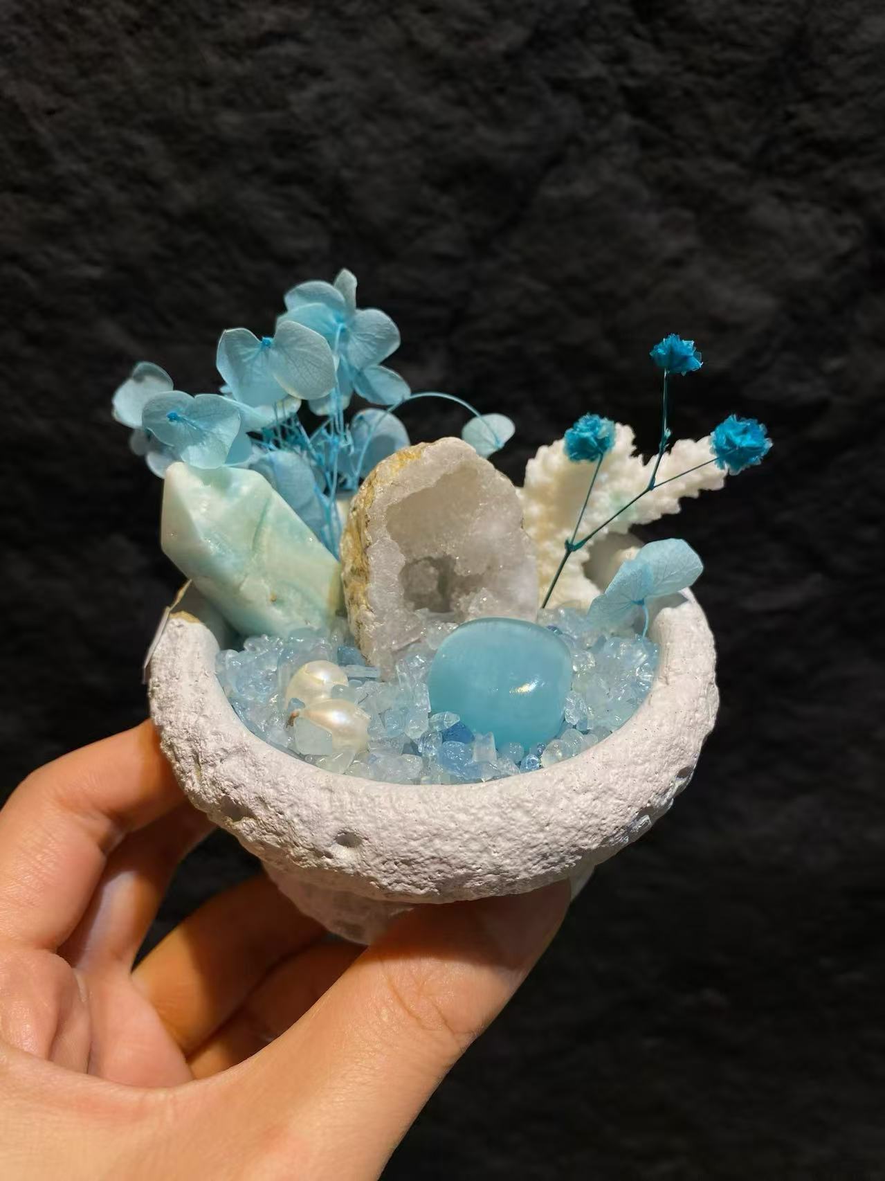 Calm Blue Crystal Healing Haven