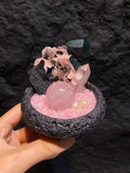 Healing Rose Quartz Zen Bonsai