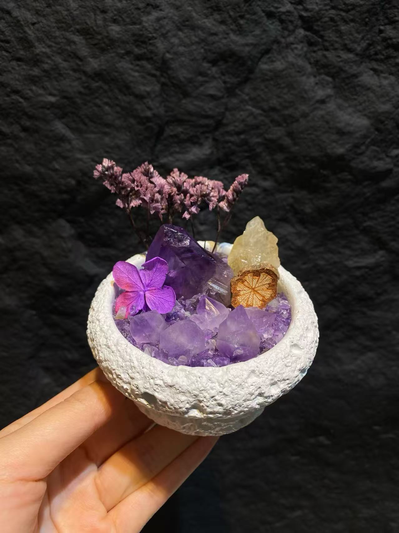 Amethyst Calm Healing Garden